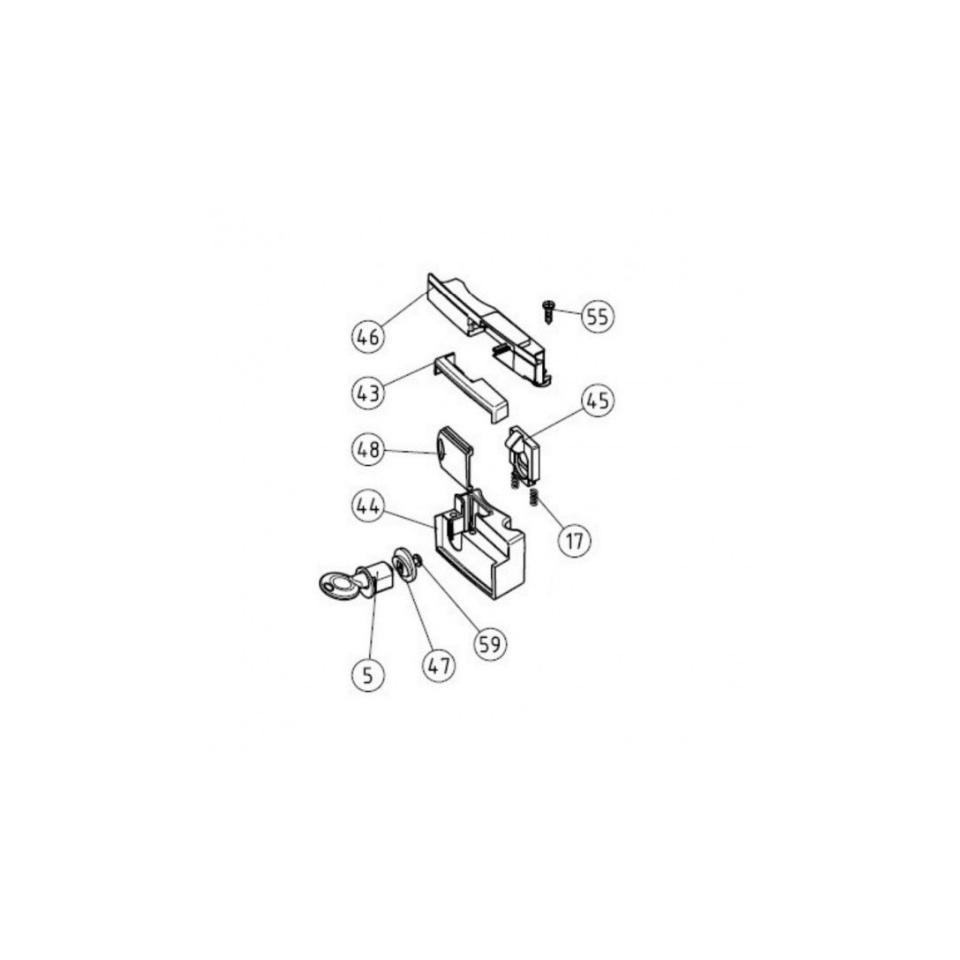 Groupe de déverrouillage NICE PRRB06 - Tout En Portail