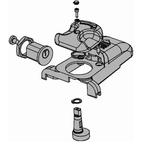 Kit complet déverrouillage FAAC - 428403